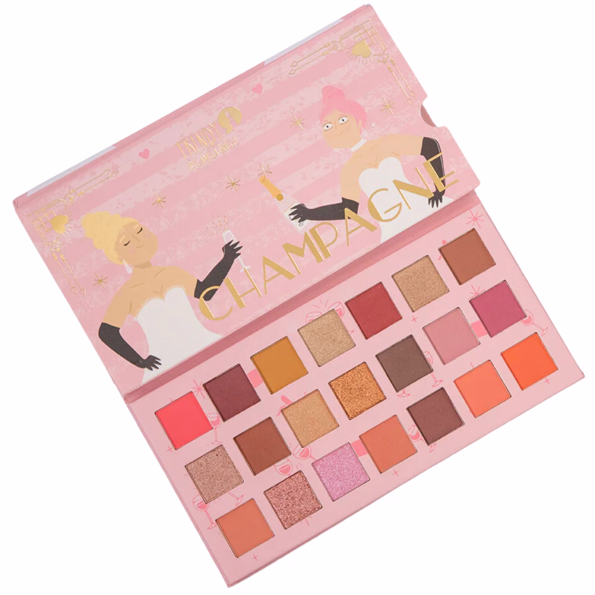 Producto Paleta de Sombras Champagne Trendy disponible en Tahana Store