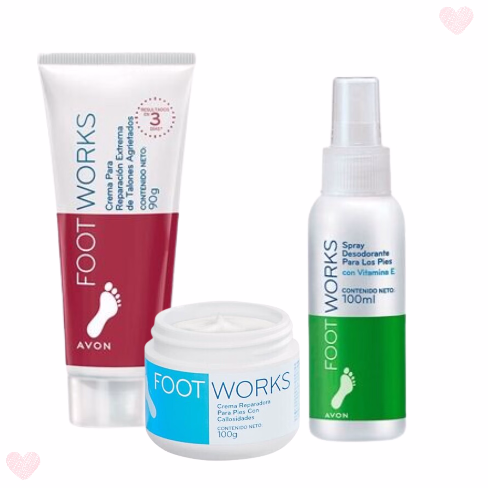 Producto Set Foot Works Avon Pies Sanos disponible en Tahana Store