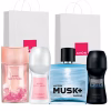 Producto Kit Perfume Soft Musk Vanilla + Musk Marine + 2 Desodorantes disponible en Tahana Store