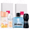 Producto Kit Perfume Soft Musk Vanilla + Musk Marine + 2 Desodorantes disponible en Tahana Store