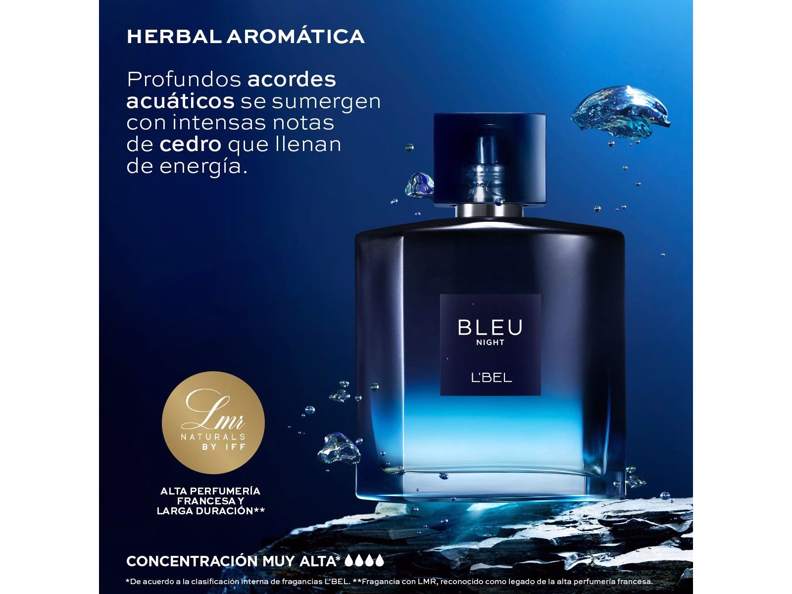 Imagen del producto Bleu Night Perfume para Hombre 100 ml. en Tahana Store