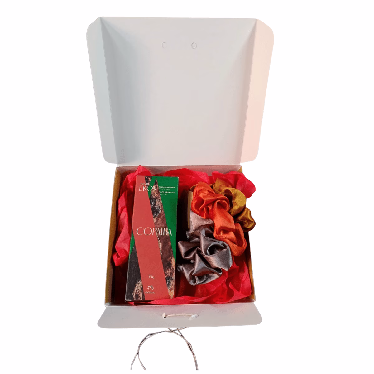 Set Regalo Navidad Natura Crema Copaiba + Moñas + Caja